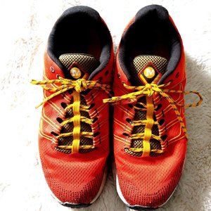 Merrill Mens  Moab Flight Orange Float Pro Sneaker Low Top Lace Sneakers 11.5